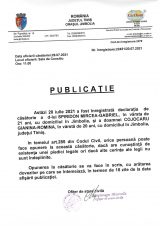 Declaratie de casatorie Spiridon Mircea Gabriel-Cojocaru Gianina Romina