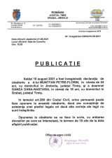 Declaratie de casatorie Muntyan Petre Florin-Ganea Dana Nastasia