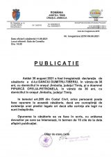 Declaratie de casatorie Danciu Dumitru Tiberiu-Piparca Ofelia Petronela