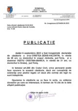  Declaratie de casatorie Cristea Denis Valentin-Vizitiu Cristina Bianca