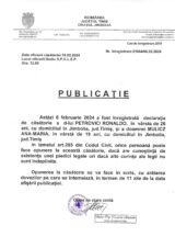  Declaratie de casatorie Petrovici Ronaldo-Mulicz Ana Maria