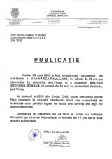 Declaratie de casatorie Varga Raul Liviu-Maldan Ștefania Roxana